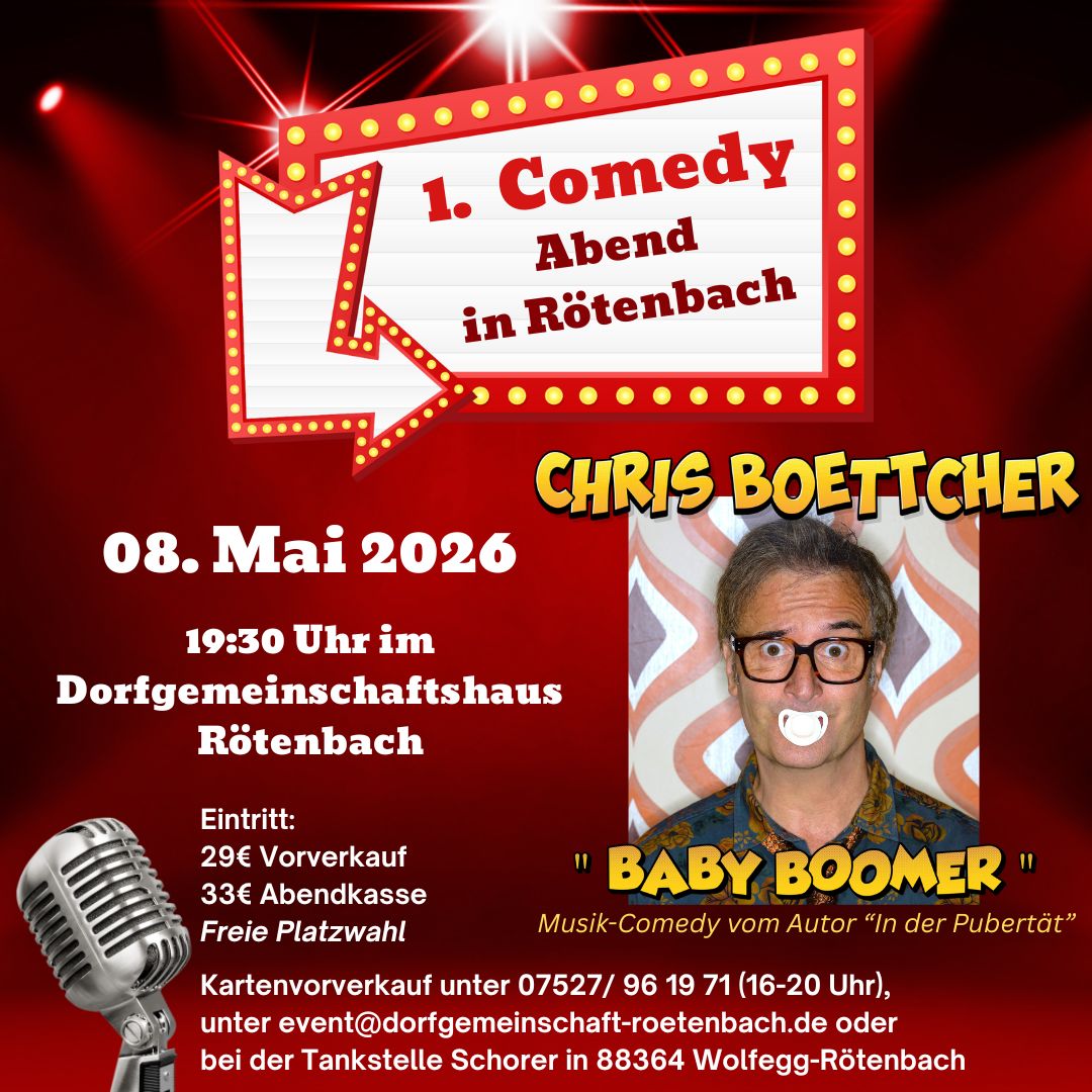 Comedy Abend DGH-Roetenbach